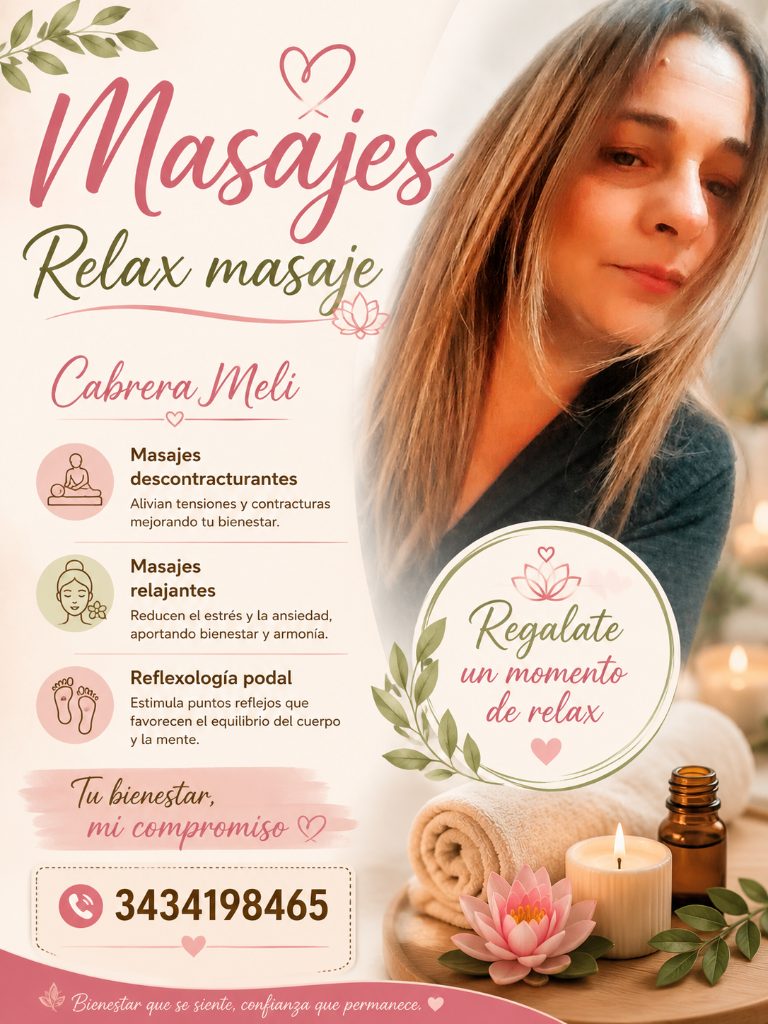 Relax masajes Meli cabrera